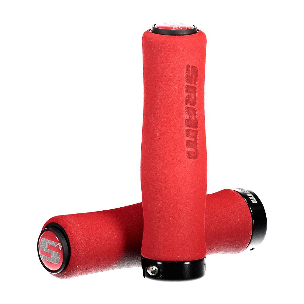 GRIPS SRAM Esponja Rojo con Candado Negro 129 MM
